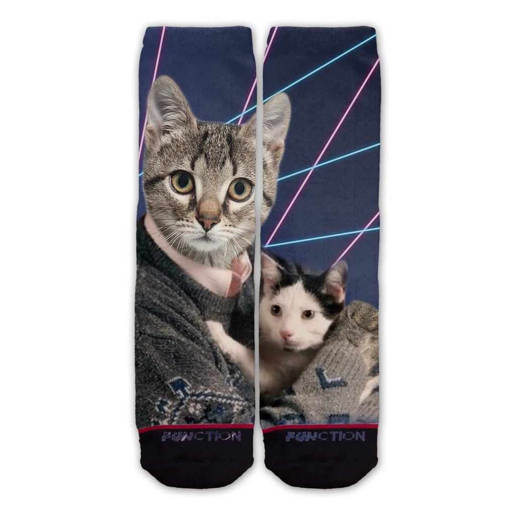 Function - Cat Laser Family Portrait Fashion Socks
