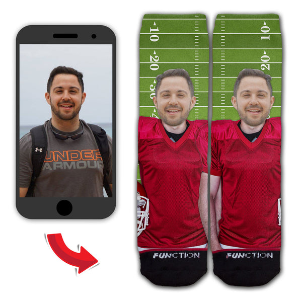 Custom Football Player Fashion Sock