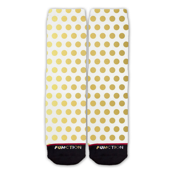 Function - Gold Dot Pattern Fashion Socks