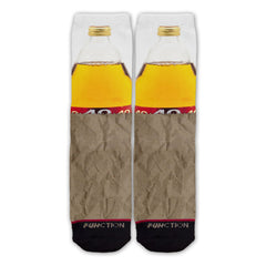 Function - 40 oz Paper Bag Beer Fashion Socks