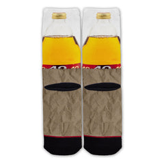 Function - 40 oz Paper Bag Beer Fashion Socks