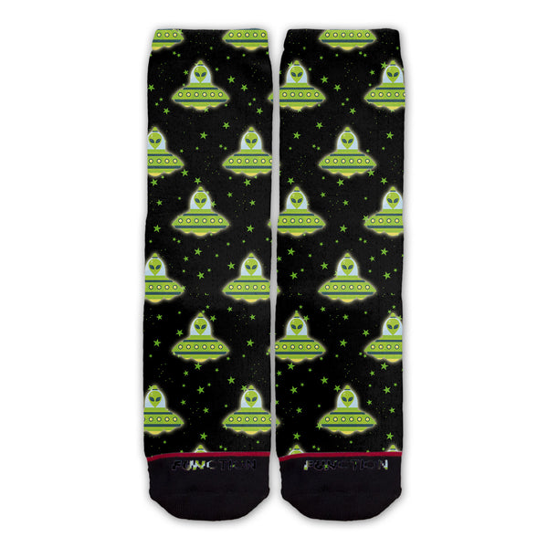 Function - Alien Spaceship Pattern Fashion Socks