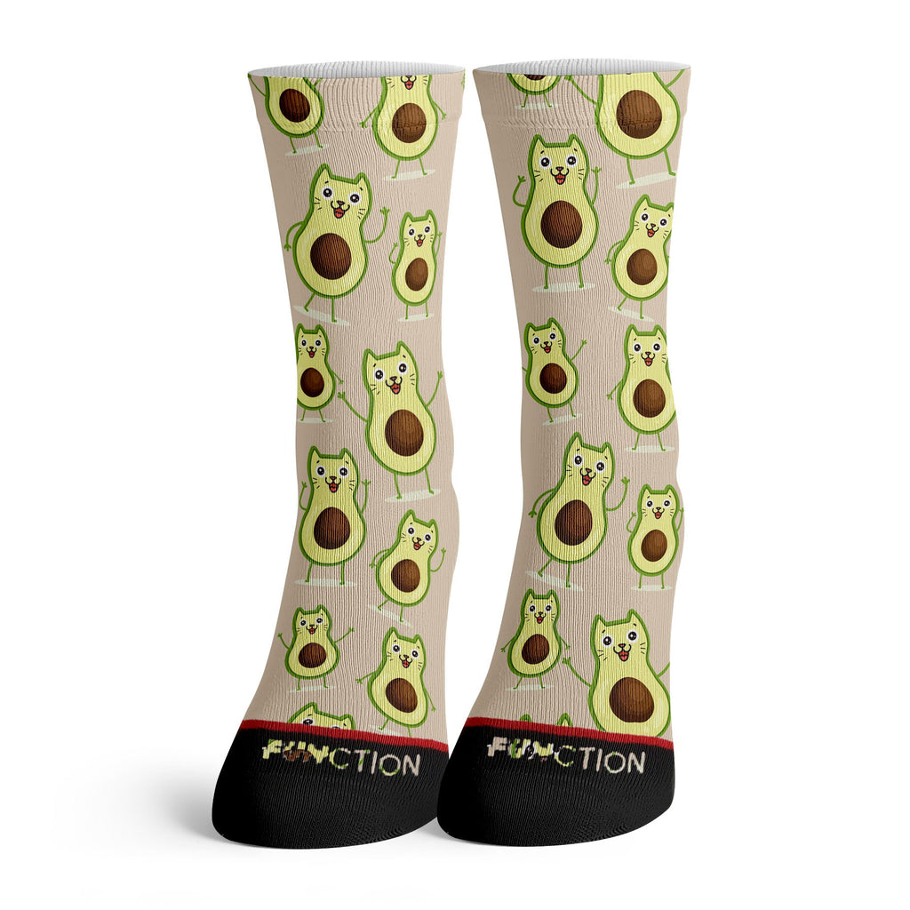 Function - Avocato Avocado Cat Fashion Socks