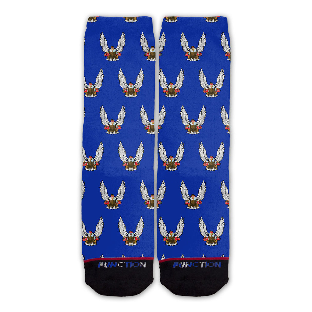 Function - American Mullet Bald Eagle With Beers Pattern Fashion Socks