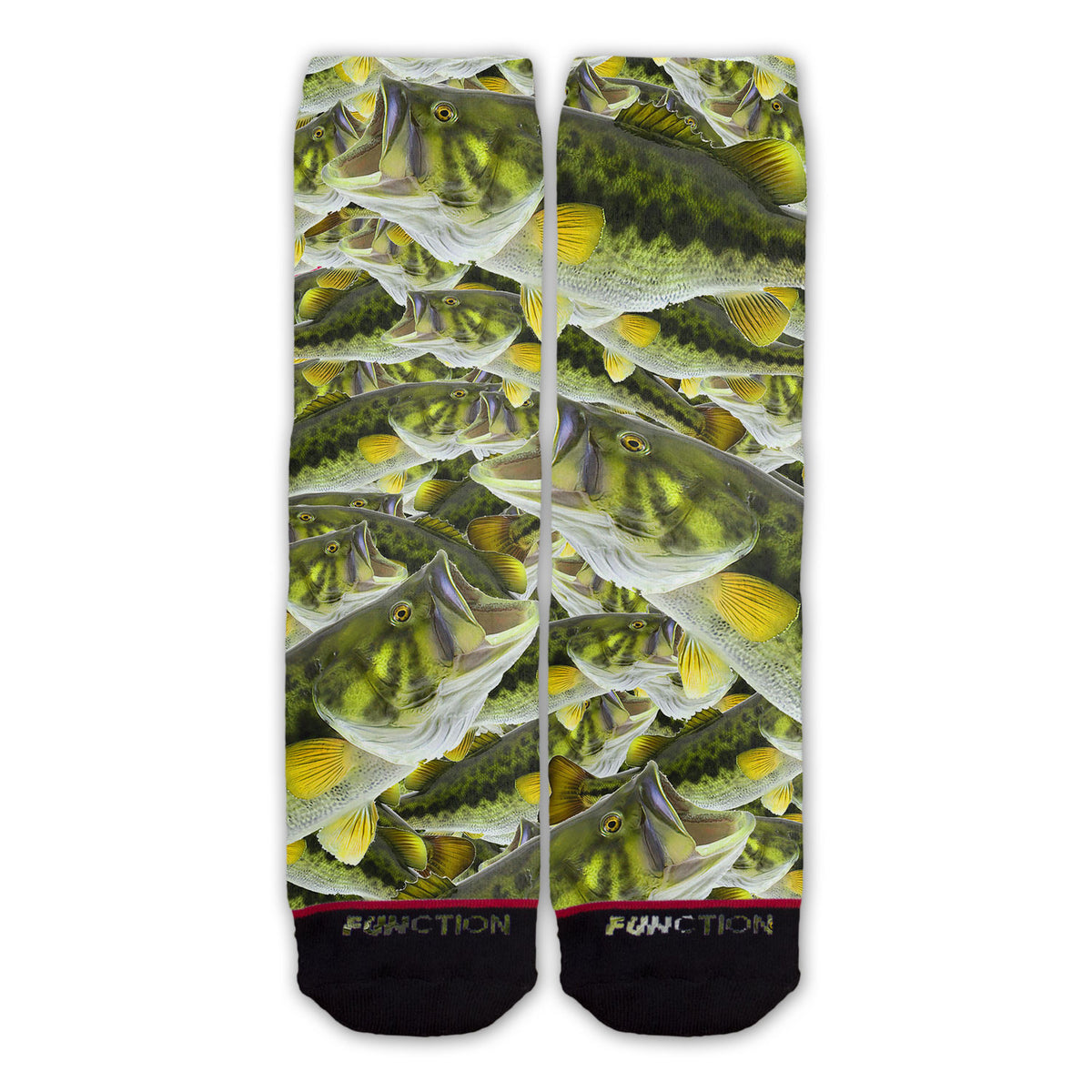 Function Bass Fish Realistic Fashion Socks Function Socks