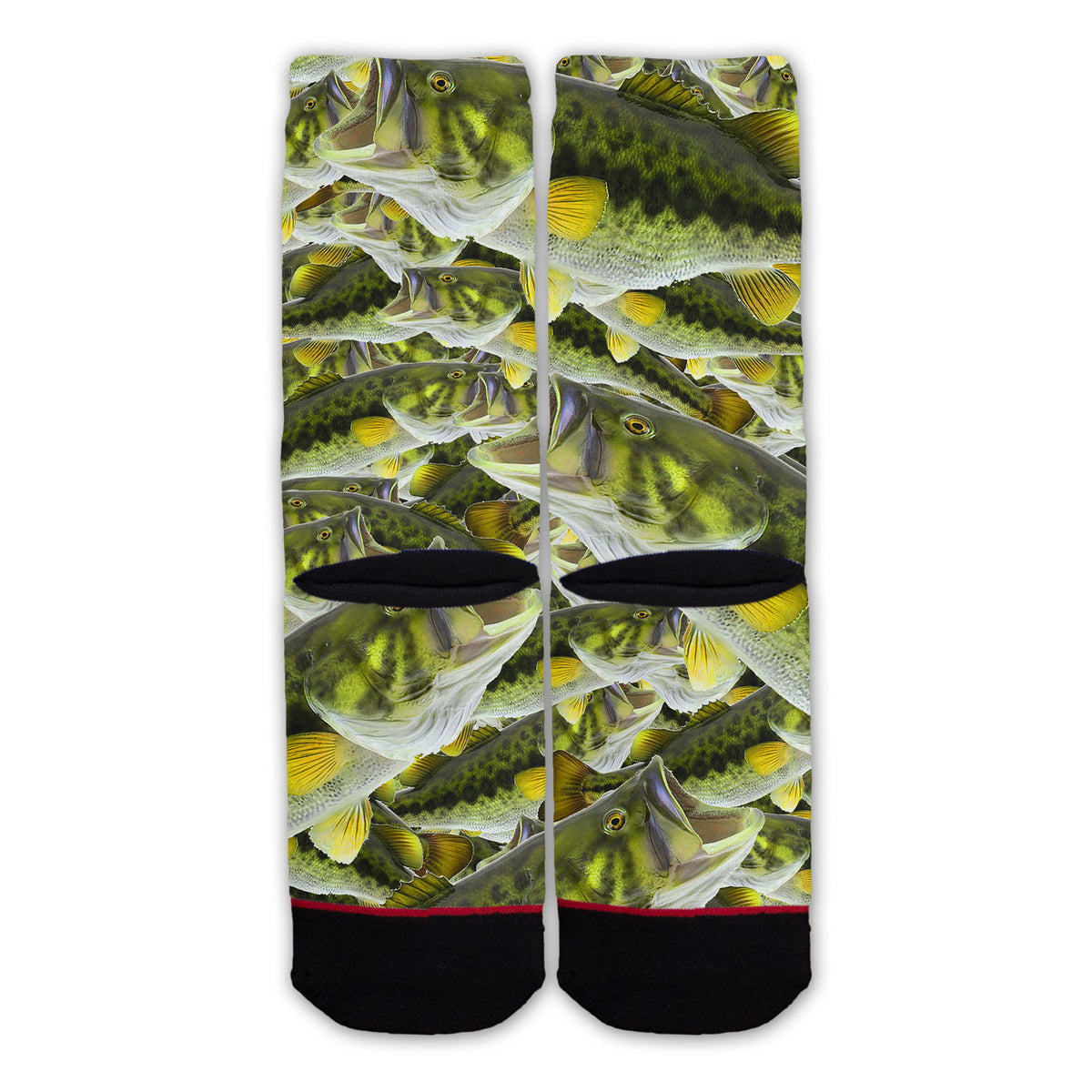 Function Bass Fish Realistic Fashion Socks Function Socks