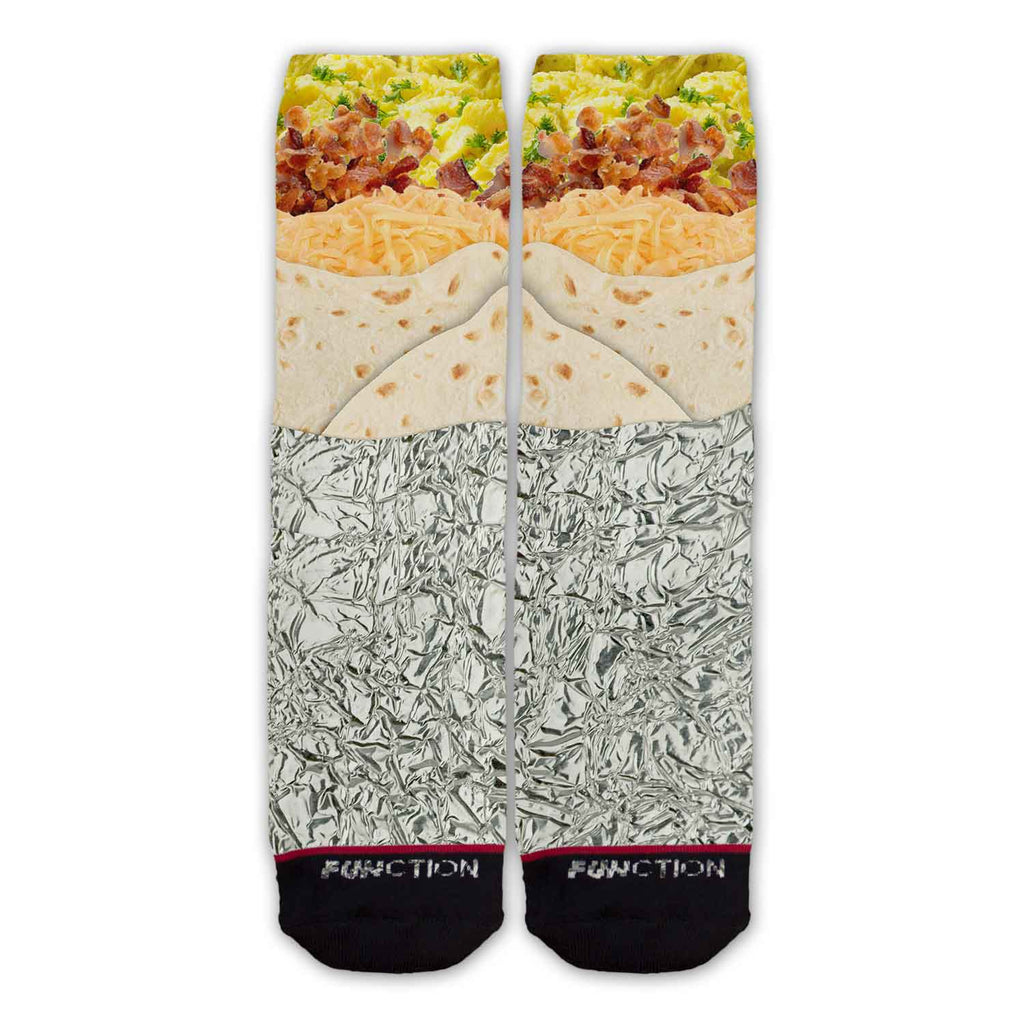 Function - Breakfast Burrito Food Fashion Socks