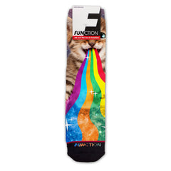 Function - Cat Tongue Rainbow Galaxy Fashion Socks