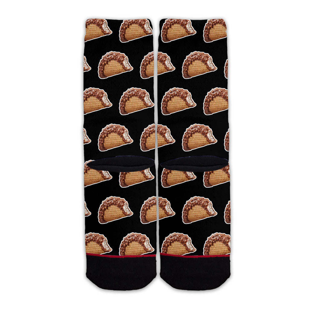 Function - Chocolate Taco Ice Cream  Socks