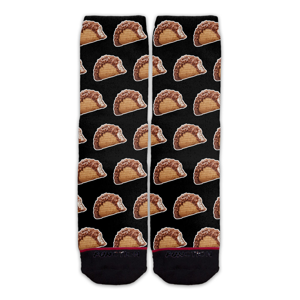 Function - Chocolate Taco Ice Cream  Socks