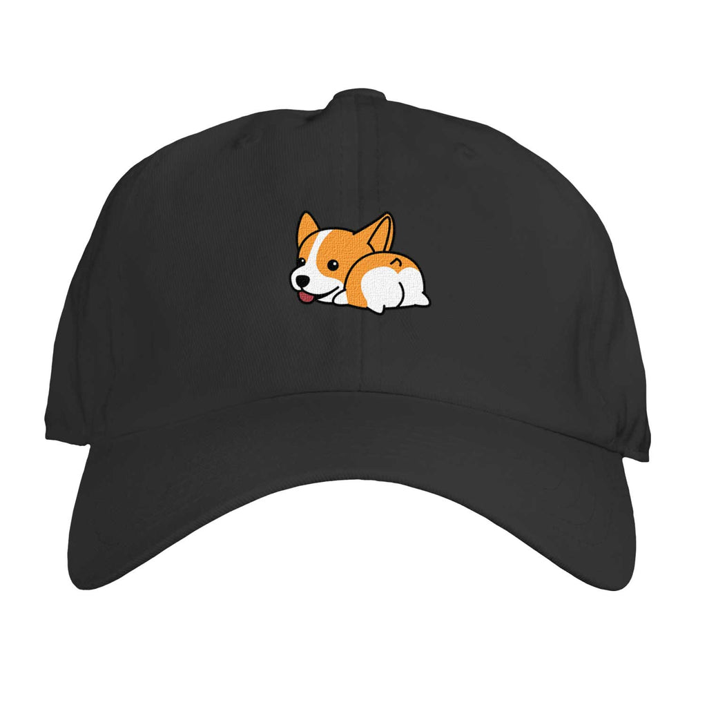 Function - Cute Corgi Butt Pet Dog Adjustable Dad Hat