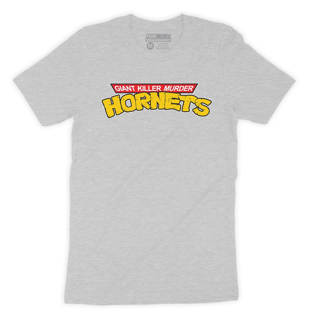 Murder Hornets White Yellow Hockey Jersey