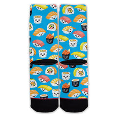 Function - Happy Sushi Cartoon Pattern Fashion Socks