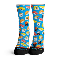 Function - Happy Sushi Cartoon Pattern Fashion Socks