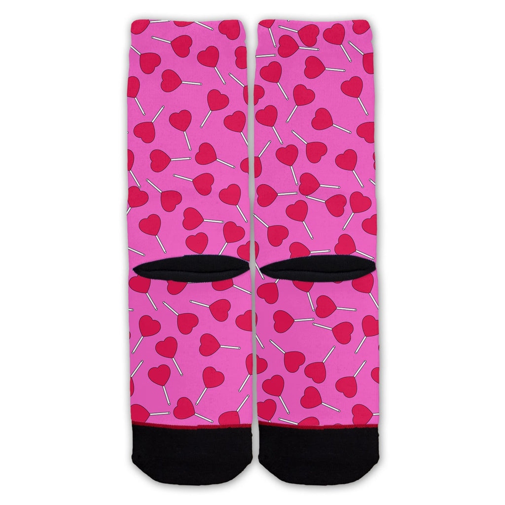 Function - Heart Lollipop Pattern Valentines Fashion Socks