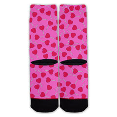 Function - Heart Lollipop Pattern Valentines Fashion Socks