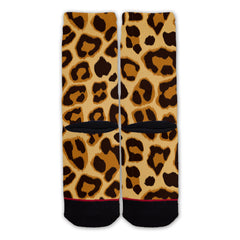 Function - Leopard Print Shark Mouth Fashion Socks