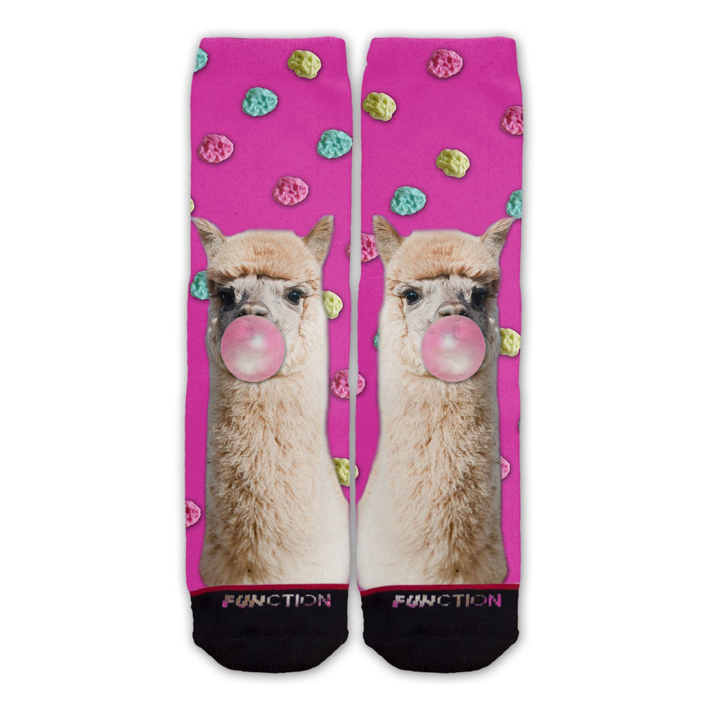 Function - Llama Bubblegum Fashion Socks