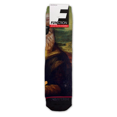 Function - Mona Lisa Cat Circle Game Fashion Socks Da Vinci Painting