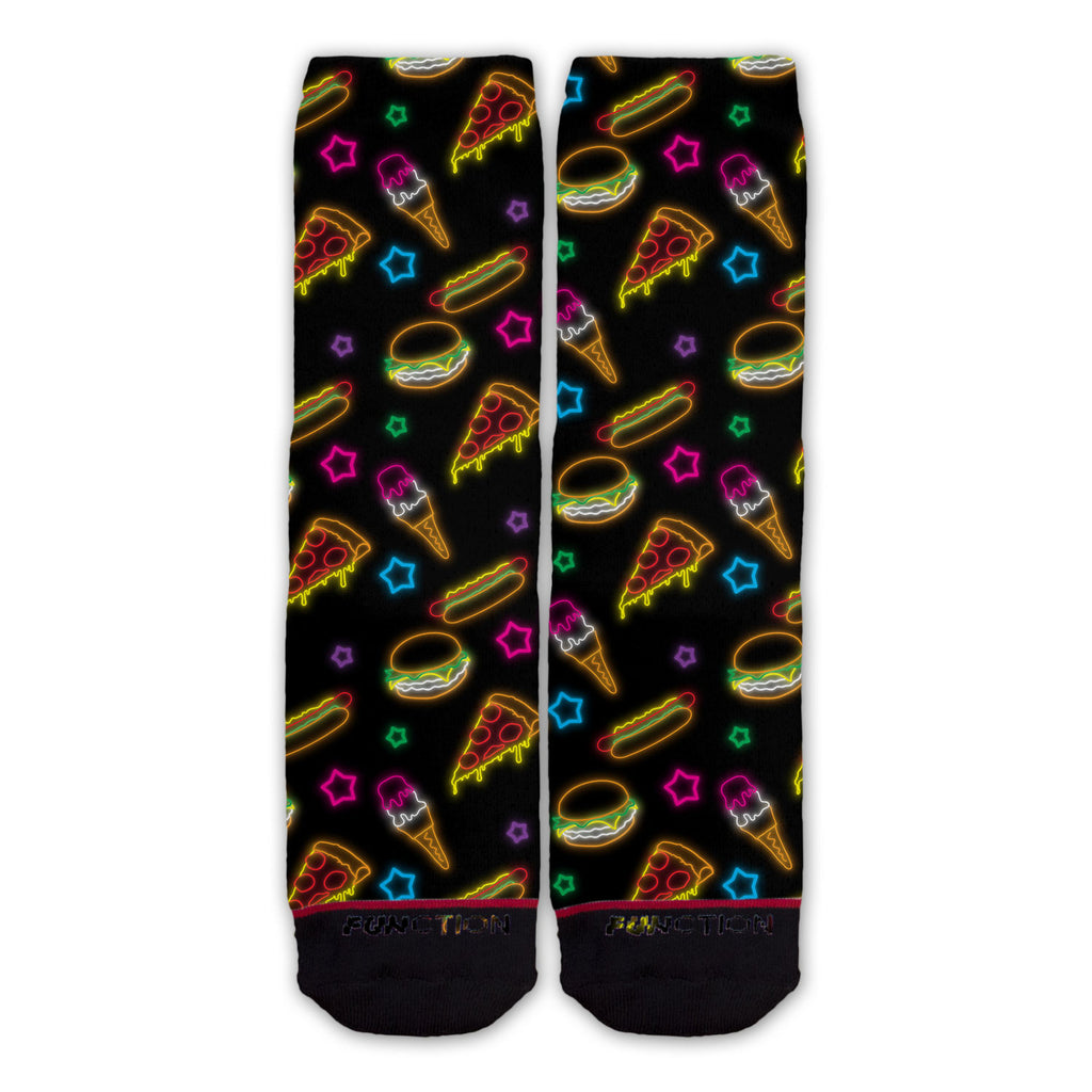Function - Neon Food Lights Fashion Socks