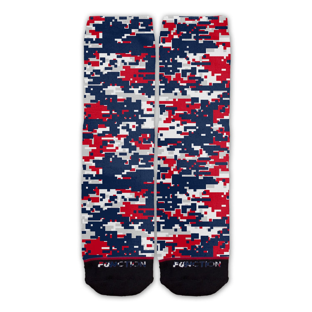 Function - New England Football Team Digital Camo Fashion Socks