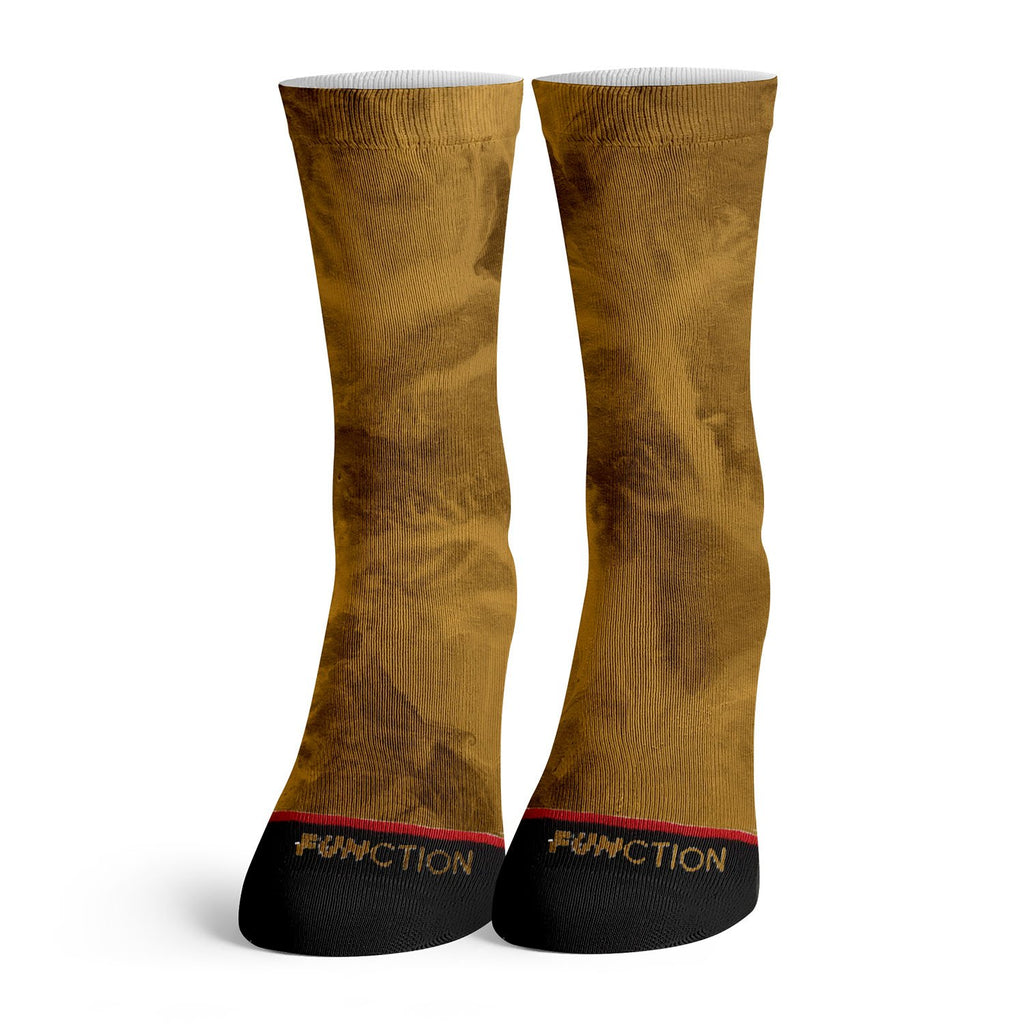 Function - Orange Tie Dye Dreamy Watercolor Fashion Socks
