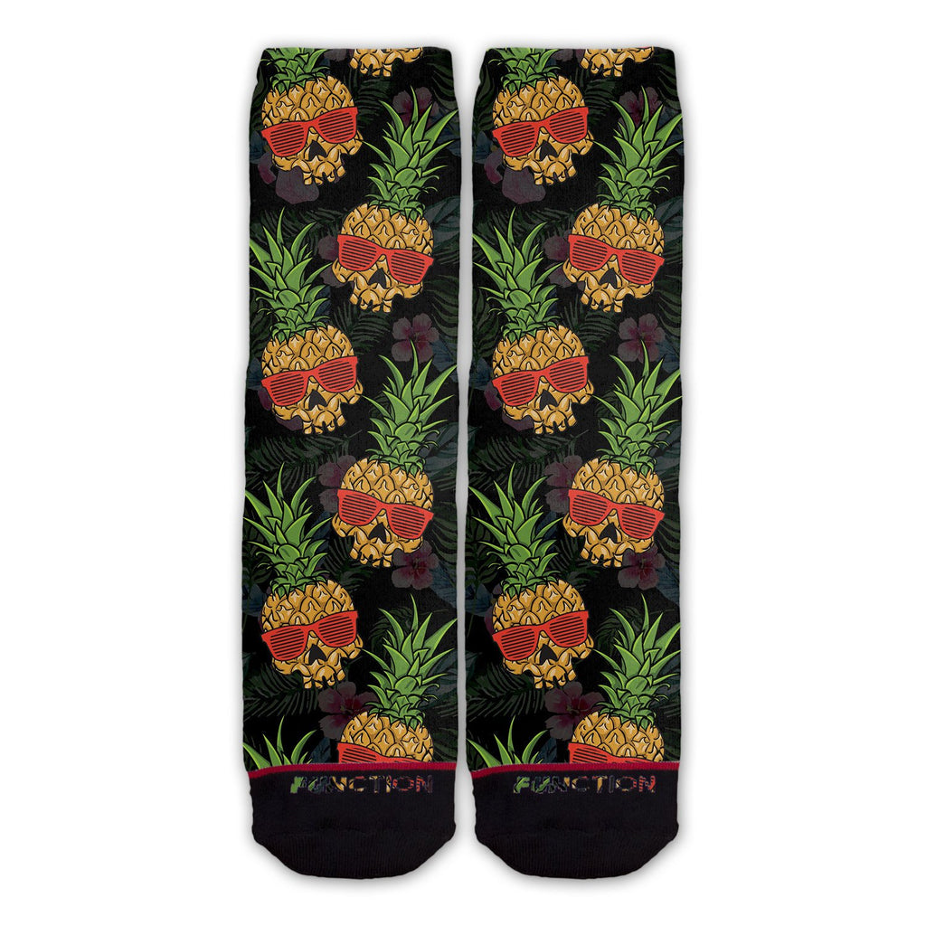 Function - Pineapple Skull Pattern Fashion Sock