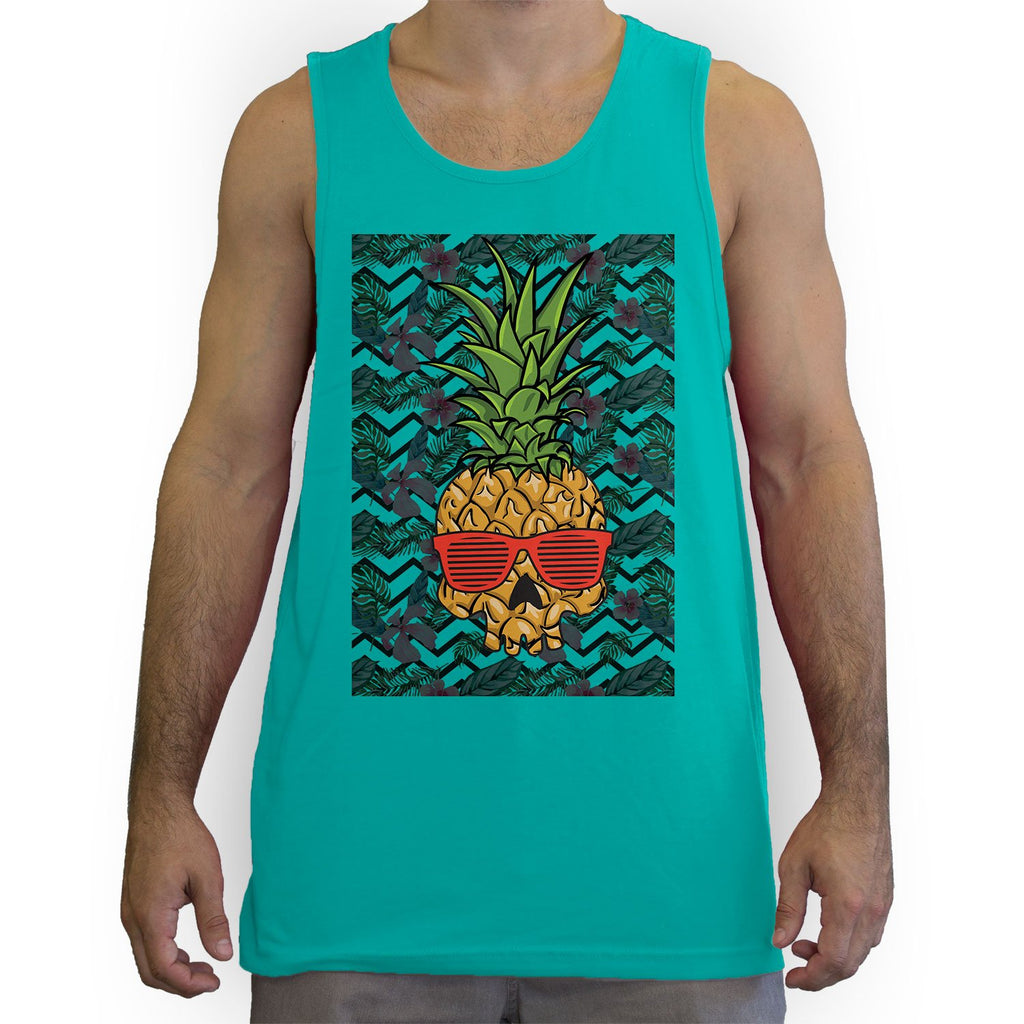 Function -  Pineapple Skull Men's Fashion Tank Top