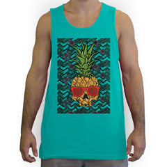 Function -  Pineapple Skull Men's Fashion Tank Top