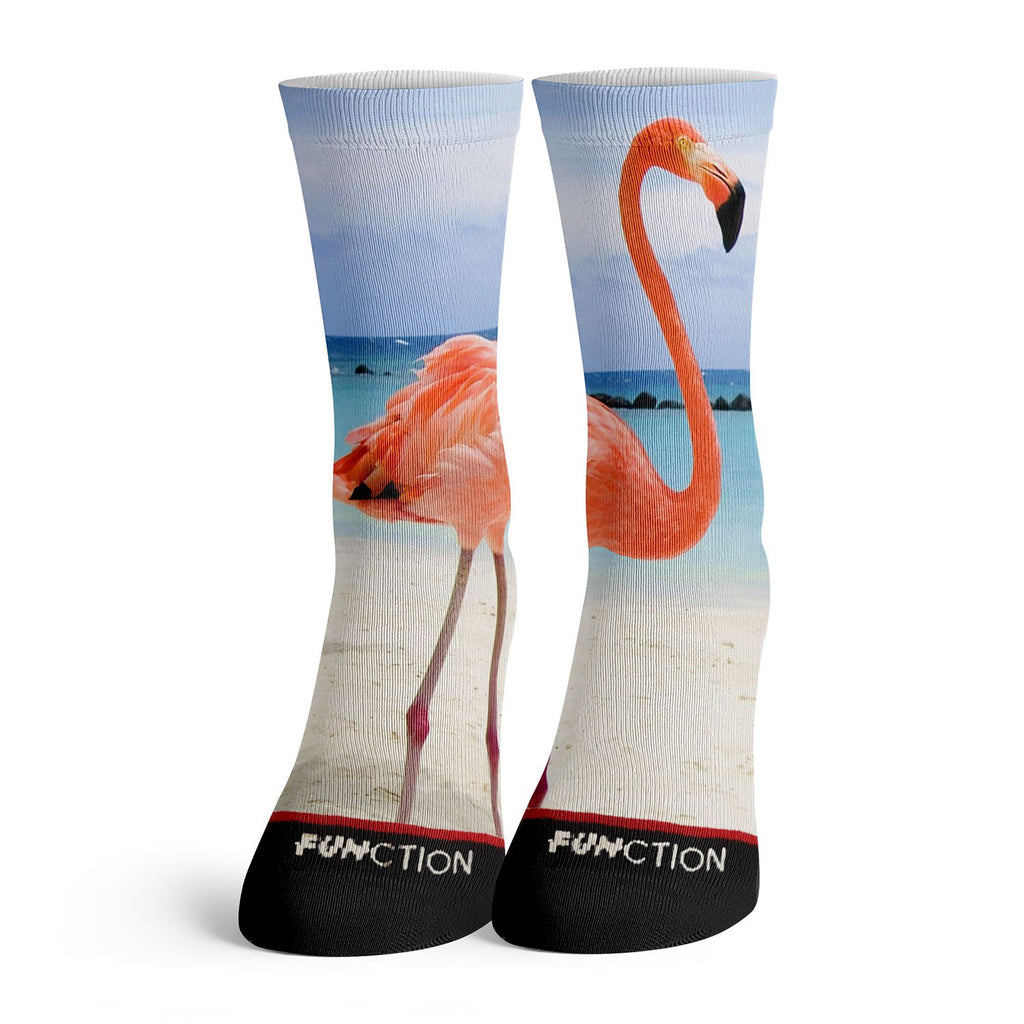 Function - Pink Flamingos Fashion Sock