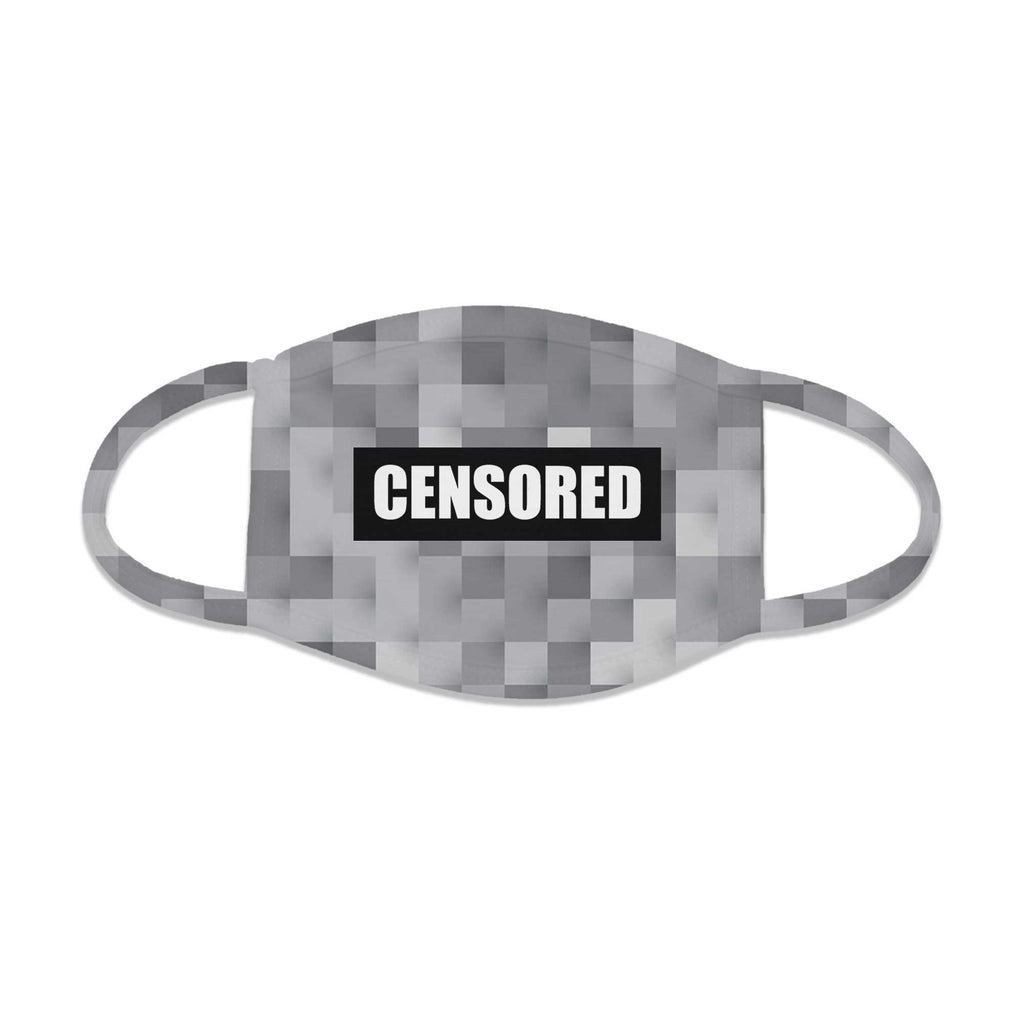 Function - Pixelated Censor Bar Face Mask