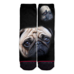 Function - Pugs Floating Heads Portrait Fashion Socks
