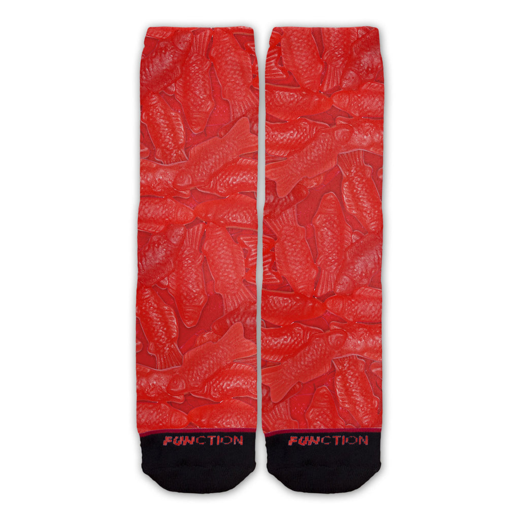 Function - Red Candy Fish Fashion Socks