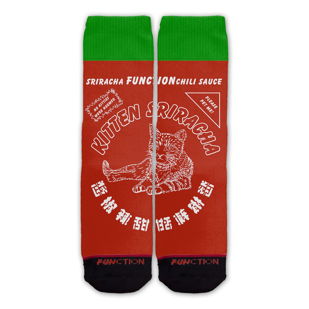 Function - Kitten Sriracha Fashion Sock