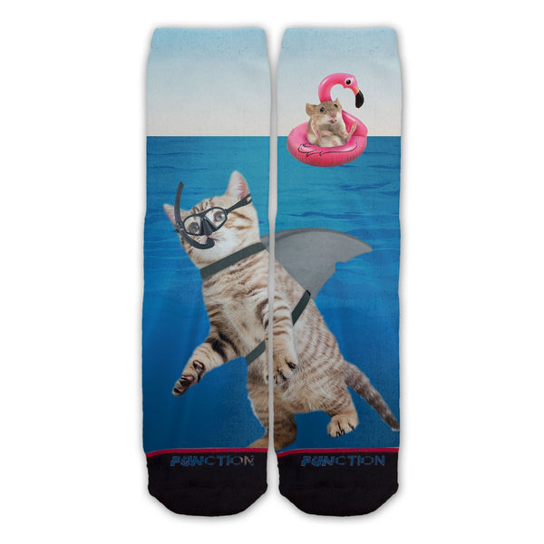 Function - Shark Cat Fashion Socks