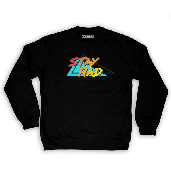 Function - Stay Rad 80's Men's Fashion Crew Neck Sweatshirt