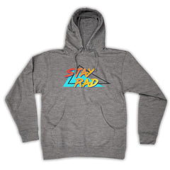 Function -  Stay Rad 80's Men's Fashion Hooded Sweatshirt Heather Grey