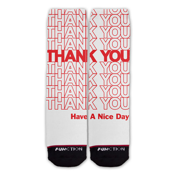 Function - Thank You Bag Fashion Socks