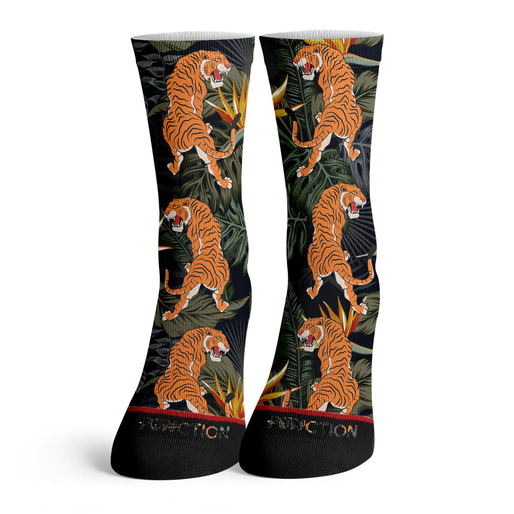 Function - Tropical Tiger Pattern Socks