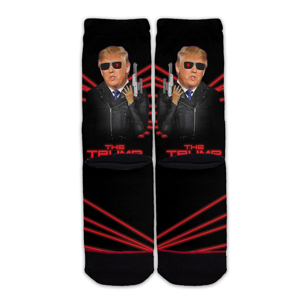 Function - The Trump I'll Be Back Terminator Adult Crew Socks