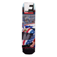 Function - Trump Let's Go Brandon Adult Unisex Crew Socks Racecar Driver Funny Maga 2024