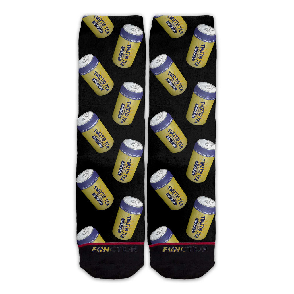 Function - Twiztid Tea Can Pattern Unisex Sock Adult Crew