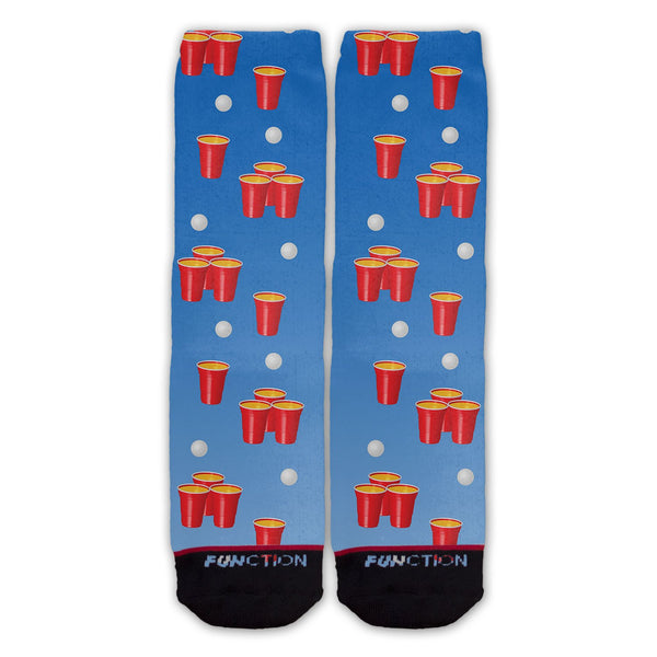 Function - Beer Pong Pattern Fashion Socks