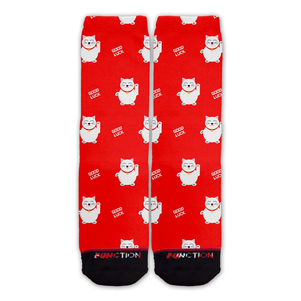 Function - Good Luck Chinese Cat Fashion Socks New Year