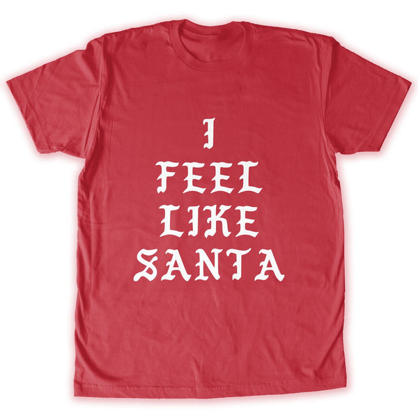 Function -  I Feel Like Santa Men's Fashion T-Shirt Black