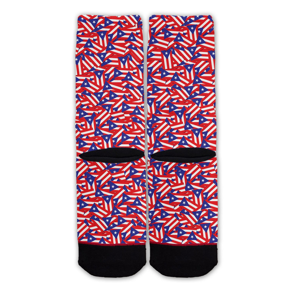 Function - Puerto Rican Flag Repeating Pattern Fashion Sock – Function ...