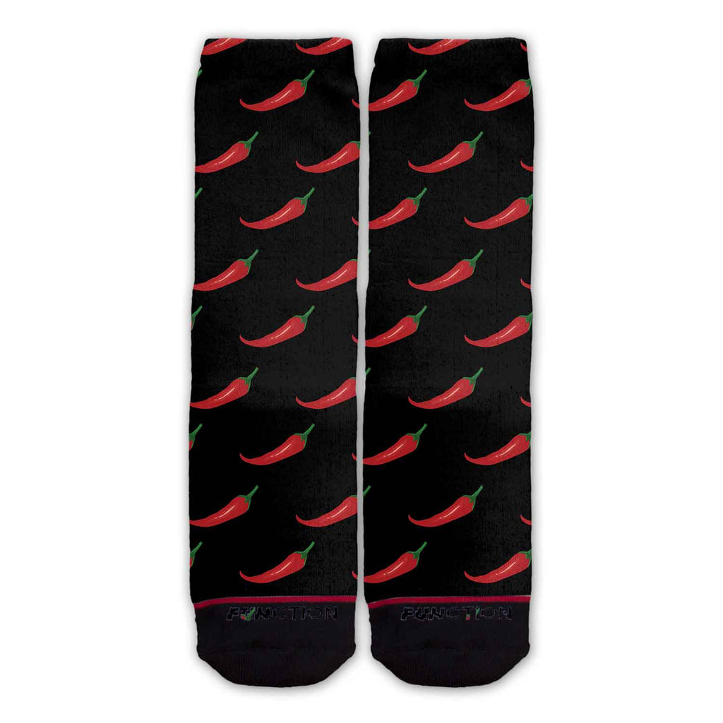 Function - Red Chili Pepper Pattern Food Socks