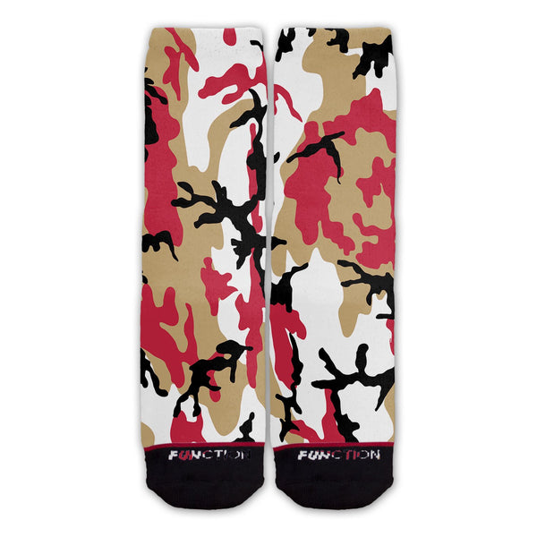 Function - San Francisco Football Team Camo Fashion Socks