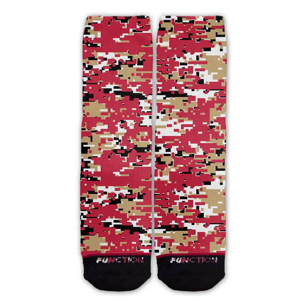 Function - San Francisco Football Team Digital Camo Fashion Socks