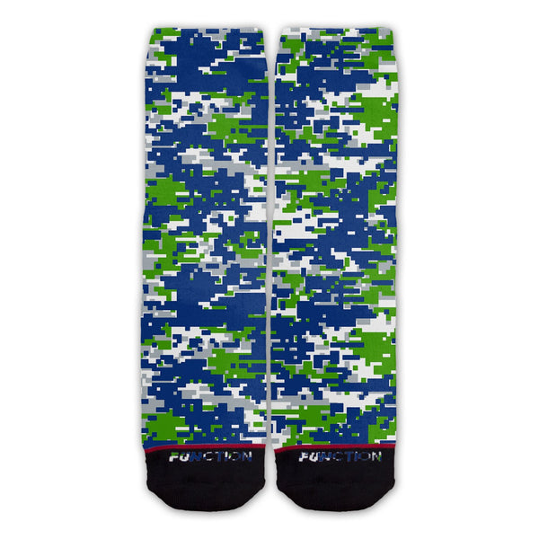 Function - Seattle Football Team Digital Camo Fashion Socks
